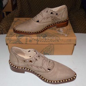 Free People Twin Falls taupe studded EU40 US9-9.5